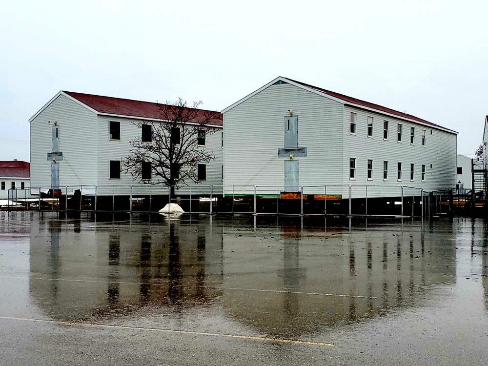 Contractor moves first two World War II-era barracks at Fort McCoy