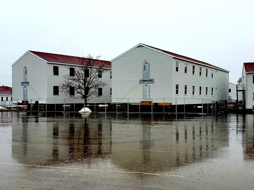 Contractor moves first two World War II-era barracks at Fort McCoy