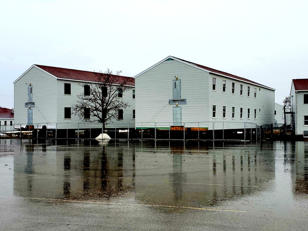 Contractor moves first two World War II-era barracks at Fort McCoy