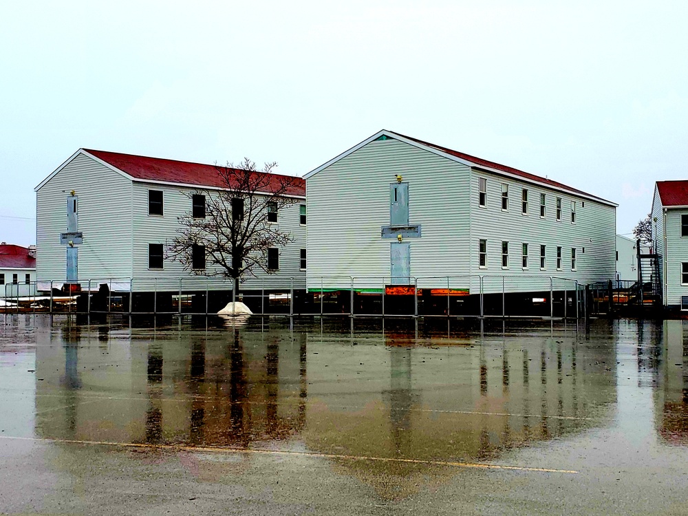 Contractor moves first two World War II-era barracks at Fort McCoy