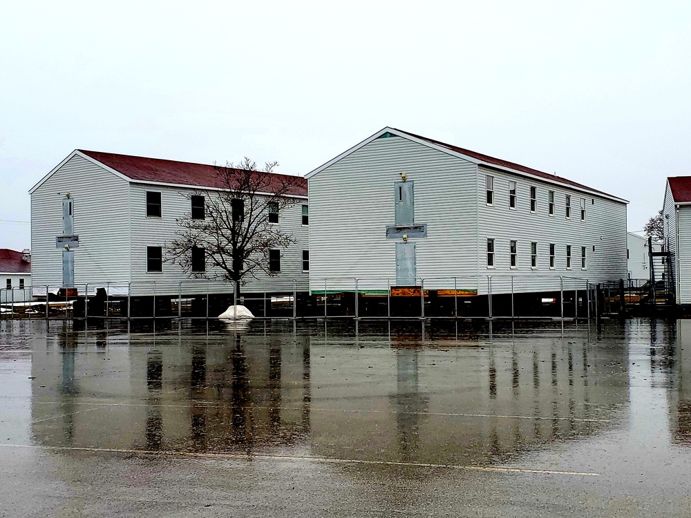 Contractor moves first two World War II-era barracks at Fort McCoy