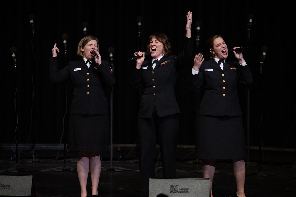 U.S. Navy Band Sea Chanters perform in Prescott