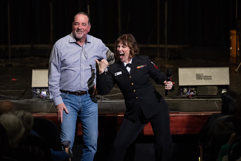 U.S. Navy Band Sea Chanters perform in Prescott