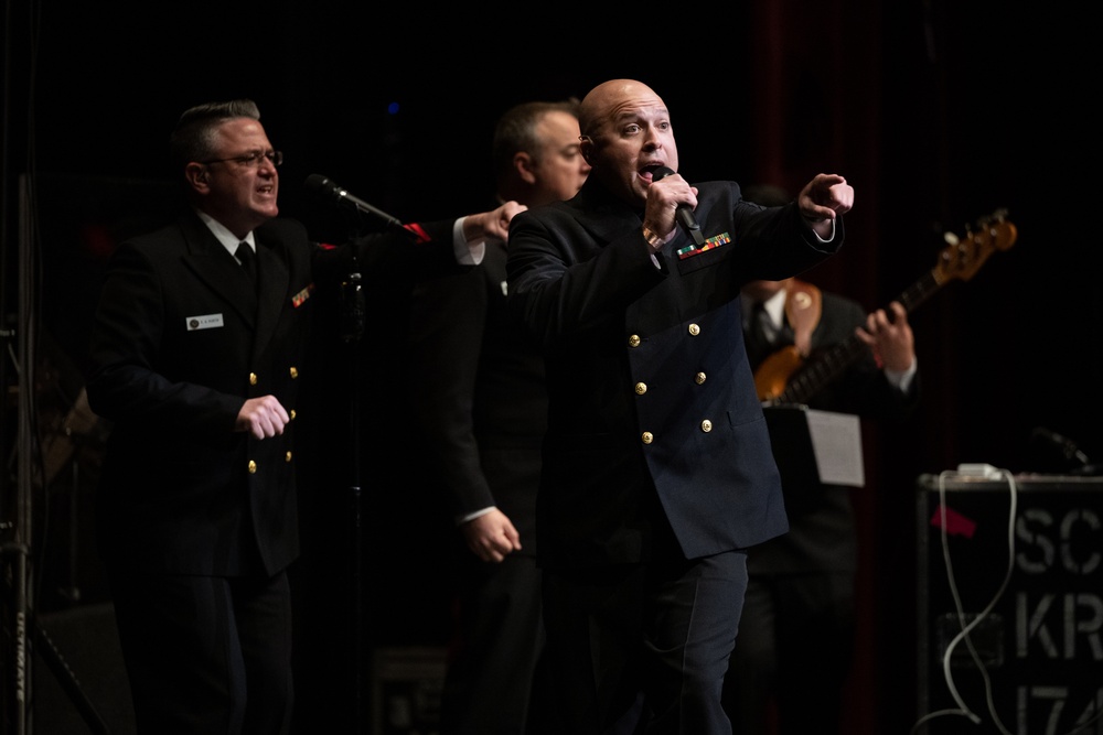 U.S. Navy Band Sea Chanters perform in Prescott