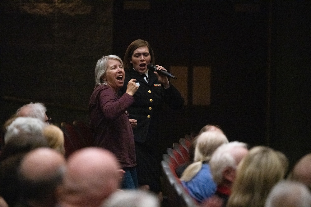 U.S. Navy Band Sea Chanters perform in Prescott