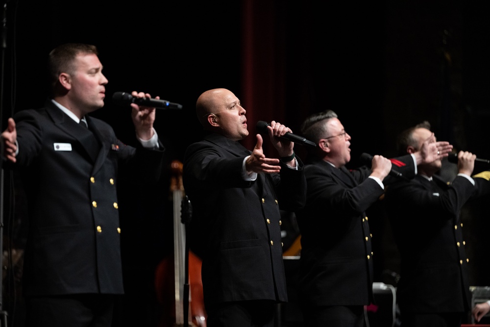 U.S. Navy Band Sea Chanters perform in Prescott