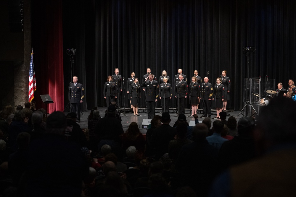 U.S. Navy Band Sea Chanters perform in Prescott