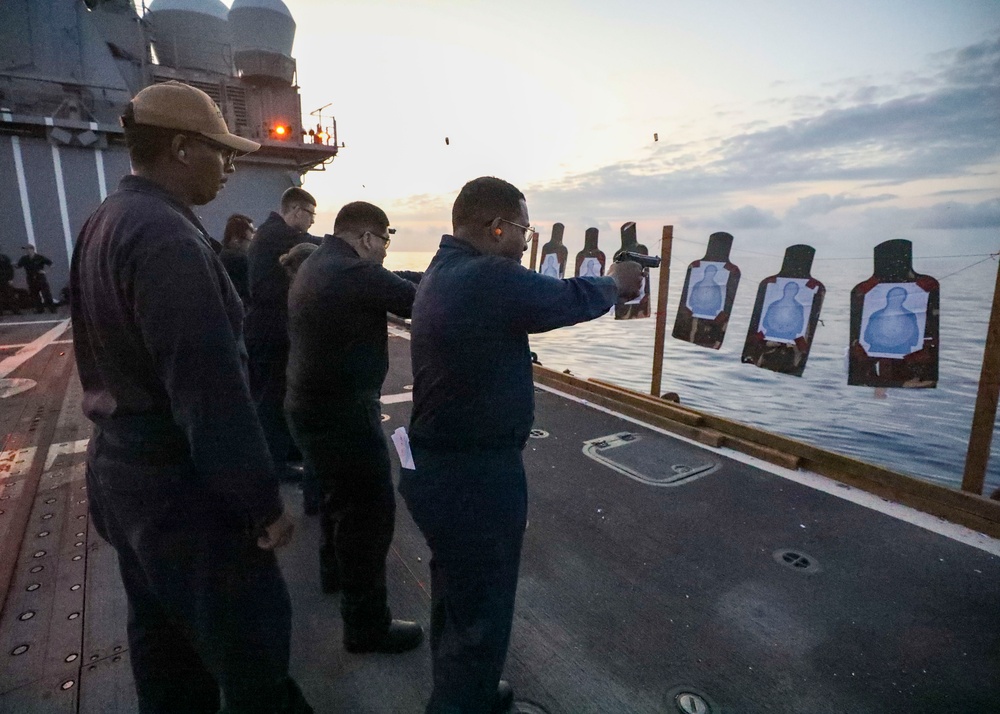 Gun Shoot Aboard Shiloh