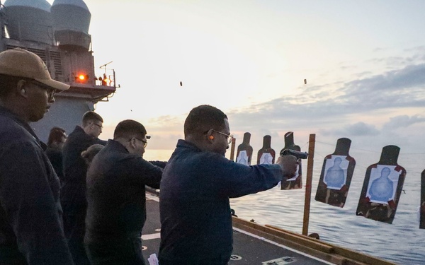 Gun Shoot Aboard Shiloh