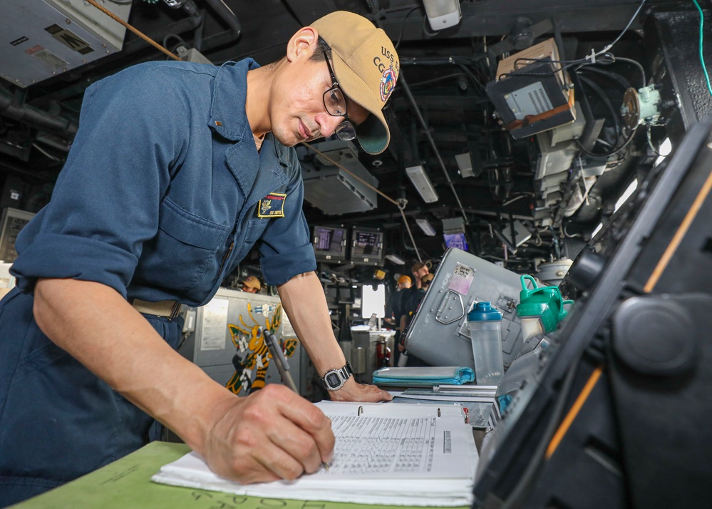 Shiloh Officer Maintains Logbook