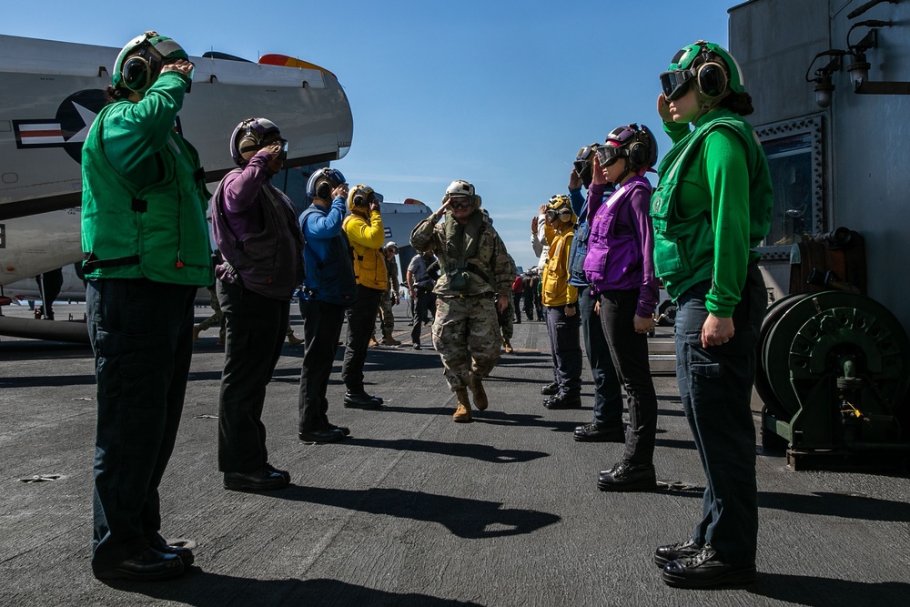 EUCOM visits USS George H.W. Bush