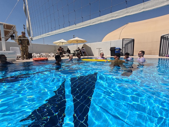 Water Rescue Refresher Training at Al Dhafra Air Base