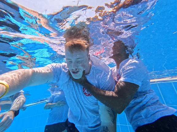 Water Rescue Refresher Training at Al Dhafra Air Base