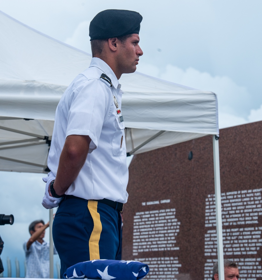 DPAA conducts a Repatriation Ceremony in the Solomon Islands