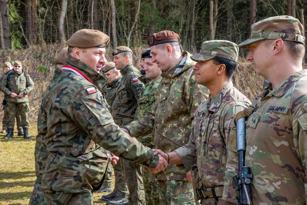 EFP Battle Group Poland Marksman Take Aim During Competition