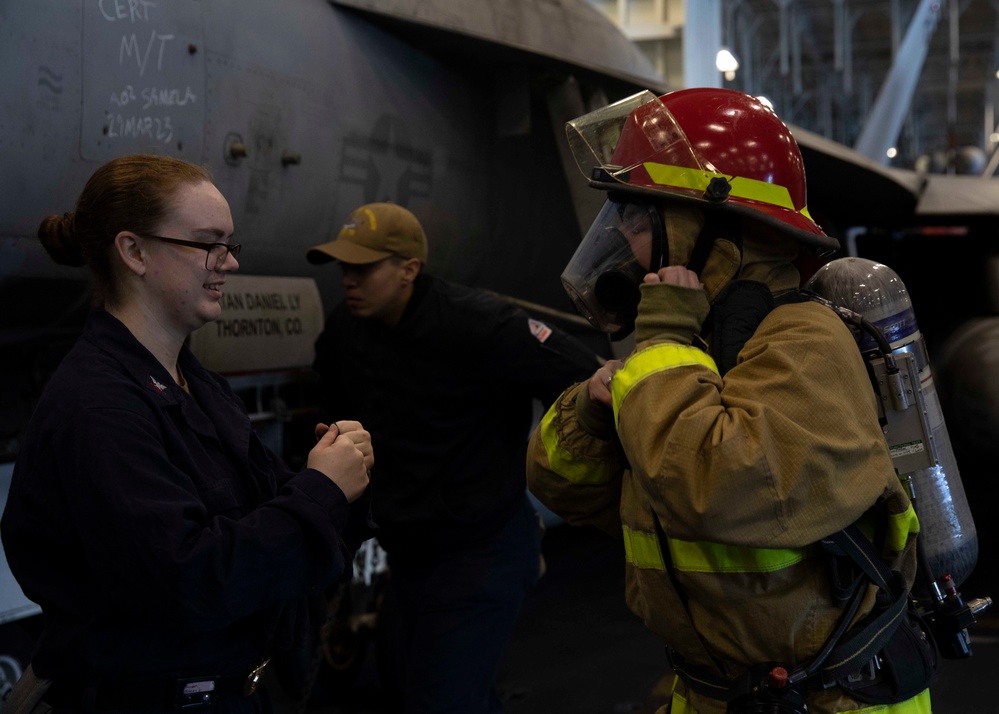 Daily Operations Aboard USS George H.W. Bush (CVN 77)