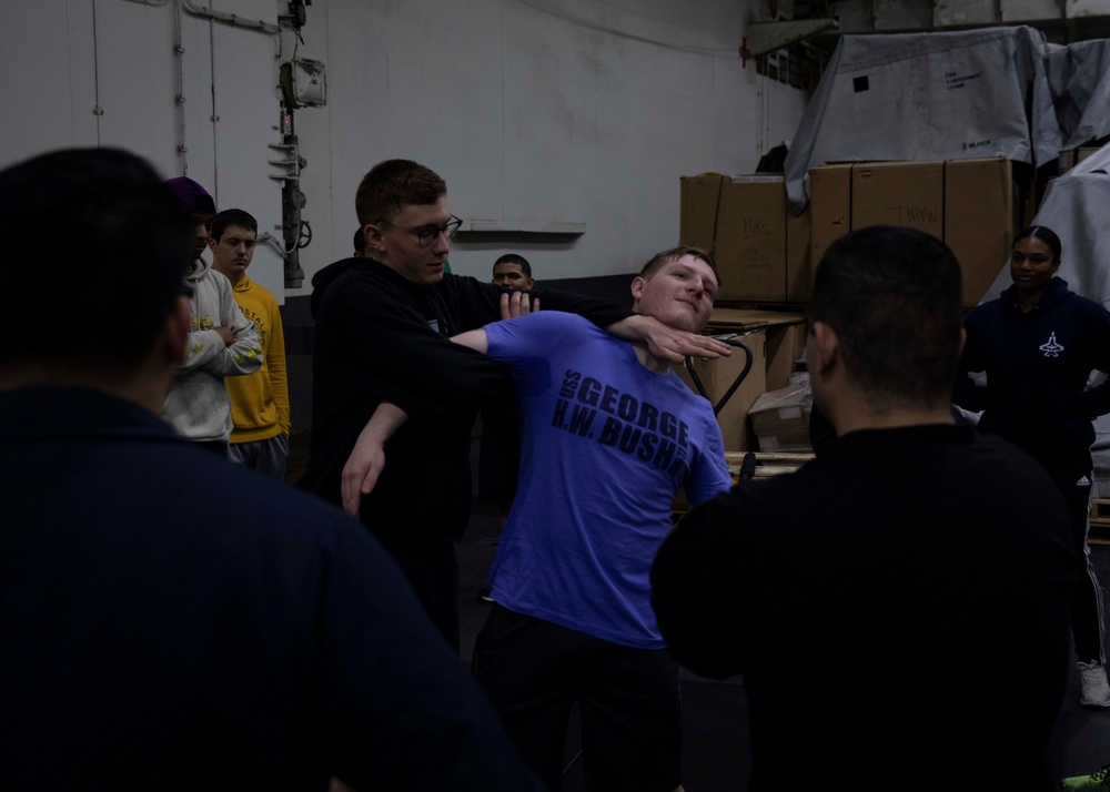 Daily Operations Aboard USS George H.W. Bush (CVN 77)