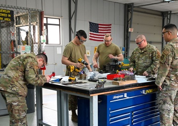 Incirlik AB holds the first overseas Aircraft Battle Damage Repair course