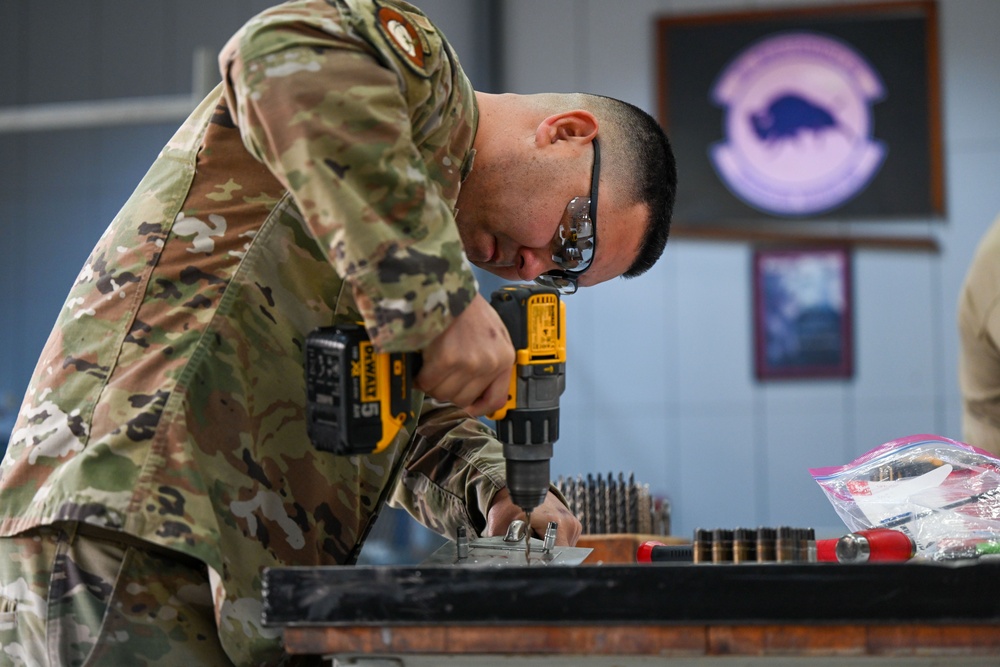 Incirlik AB holds the first overseas Aircraft Battle Damage Repair course