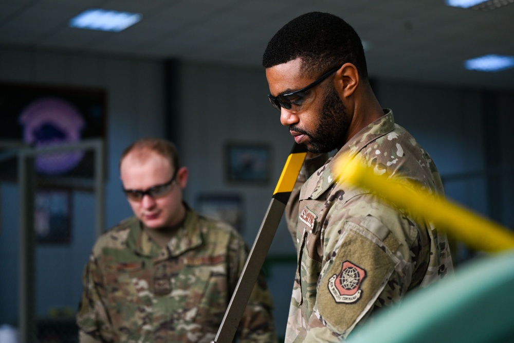 Incirlik AB holds the first overseas Aircraft Battle Damage Repair course