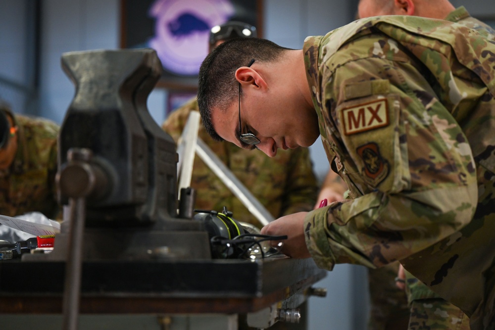 Incirlik AB holds the first overseas Aircraft Battle Damage Repair course