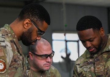 Incirlik AB holds the first overseas Aircraft Battle Damage Repair course