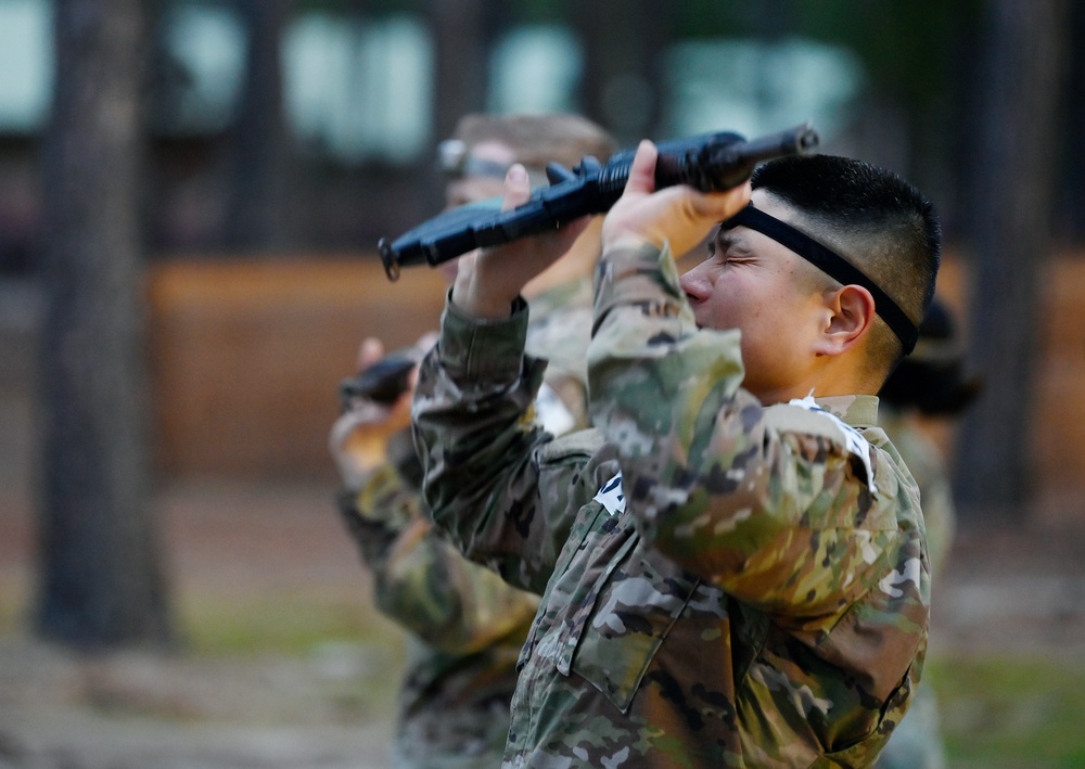 Civil Affairs Candidates Rifle PT