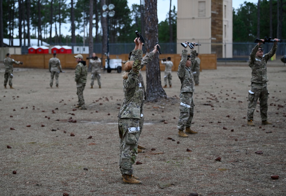 Civil Affairs Candidates Rifle PT