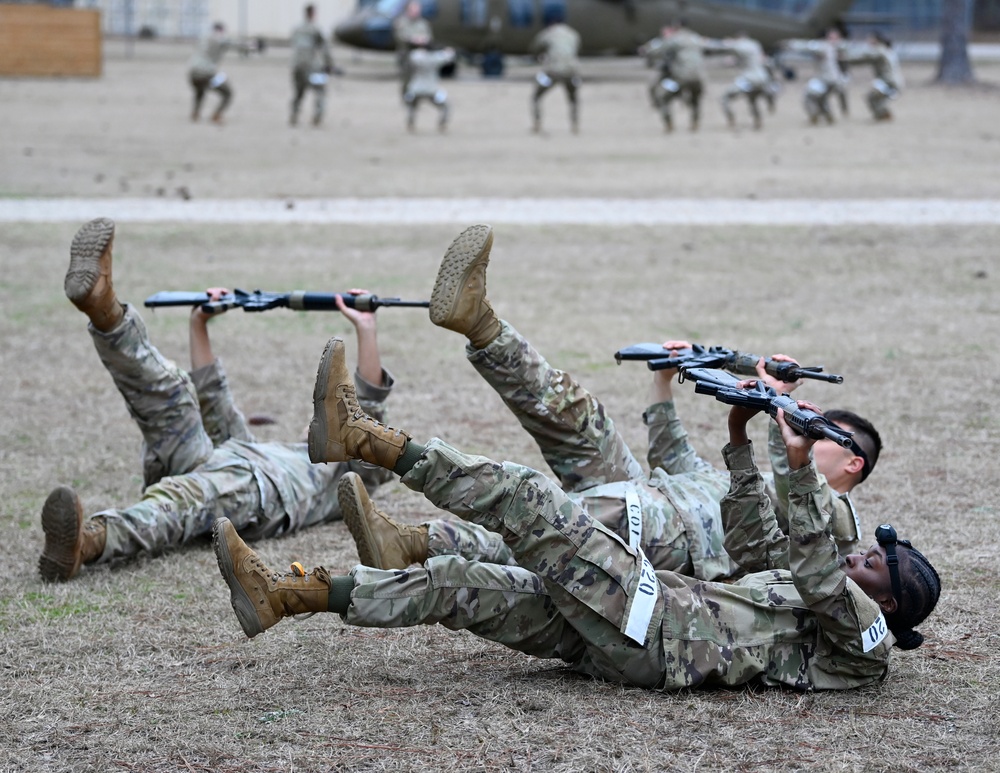 Civil Affairs Candidates Rifle PT