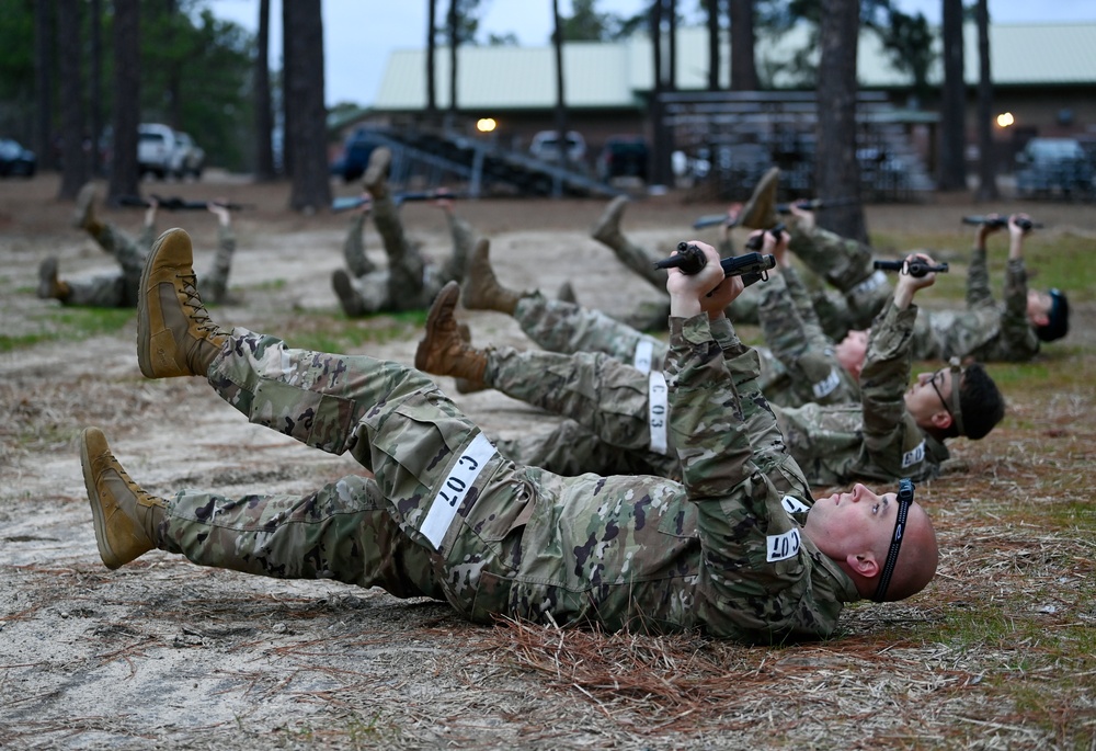 Civil Affairs Candidates Rifle PT