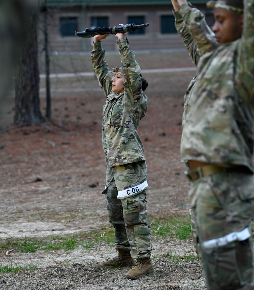 Civil Affairs Candidates Rifle PT