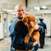 Mutts With a Mission Visit Sailors aboard George Washington