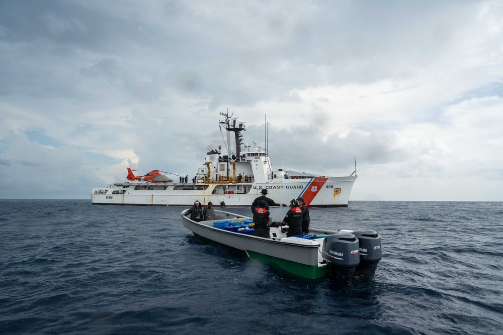 U.S. Coast Guard Cutter Active conducts drug seizure in Eastern Pacific Ocean