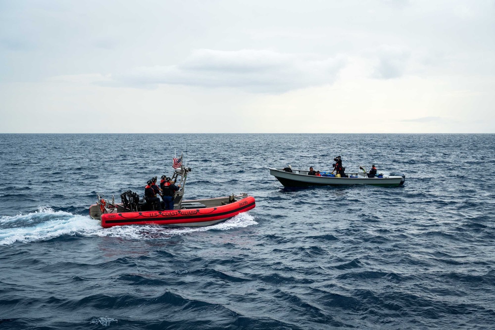 U.S. Coast Guard Cutter Active conducts drug seizure in Eastern Pacific Ocean