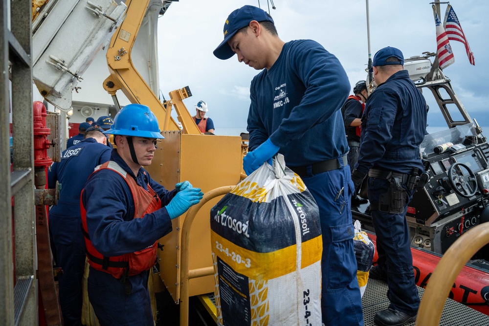 U.S. Coast Guard Cutter Active conducts drug seizure in Eastern Pacific Ocean
