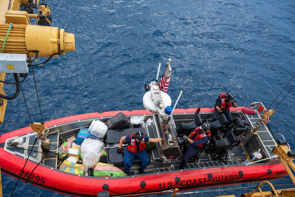 U.S. Coast Guard Cutter Active conducts drug seizure in Eastern Pacific Ocean