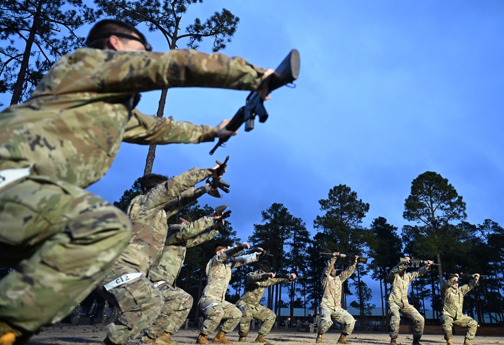 Civil Affairs Candidates Rifle PT