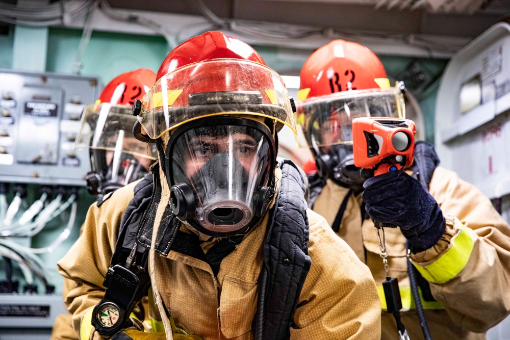 USS Porter Conducts General Quarters Training Evolution