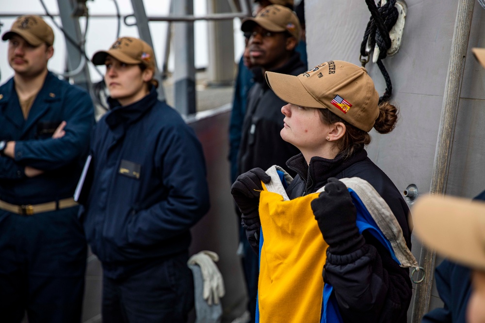 USS Porter Operates in the Baltic Sea