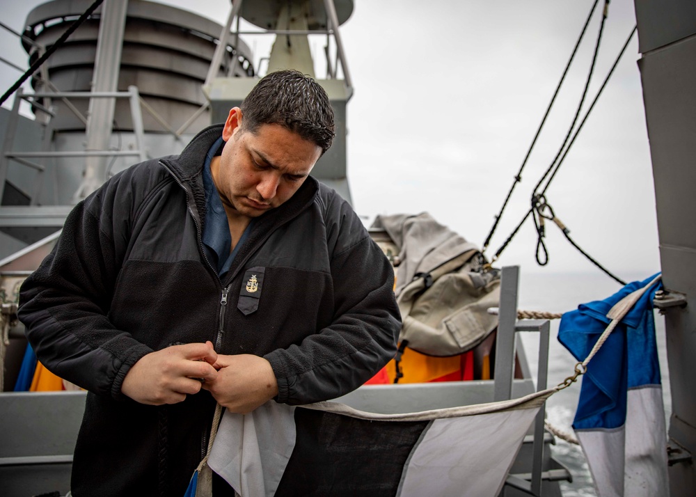 USS Porter Operates in the Baltic Sea