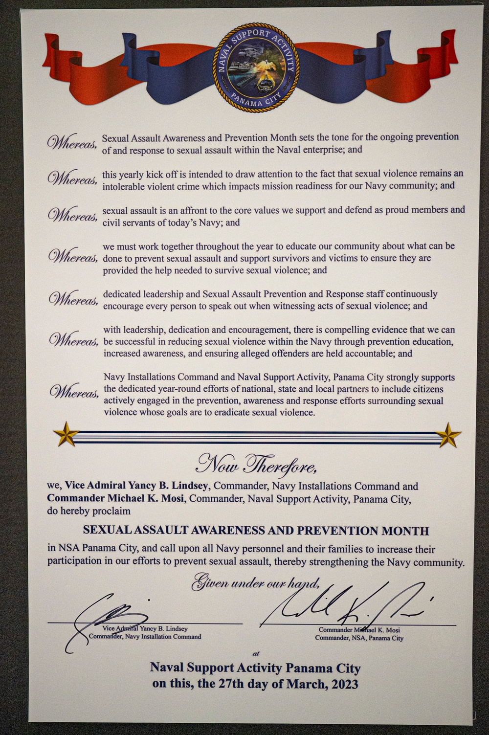 SAPR PROCLAMATION