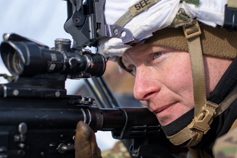 11th Airborne Division soldiers establish camp during JPMRC-AK 23-02