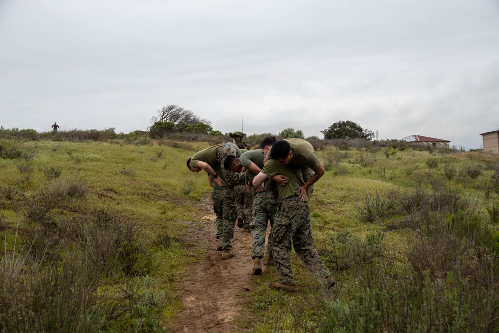 1st Supply Battalion Conducts Basic Machine Gun Training At The Combat Skills Training School