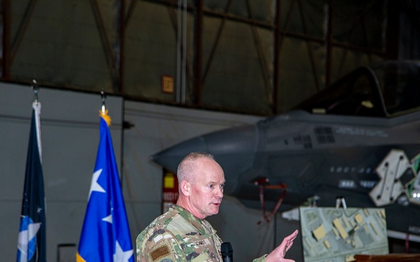 F-35 Lighting II Program Director visits Edwards Air Force Base