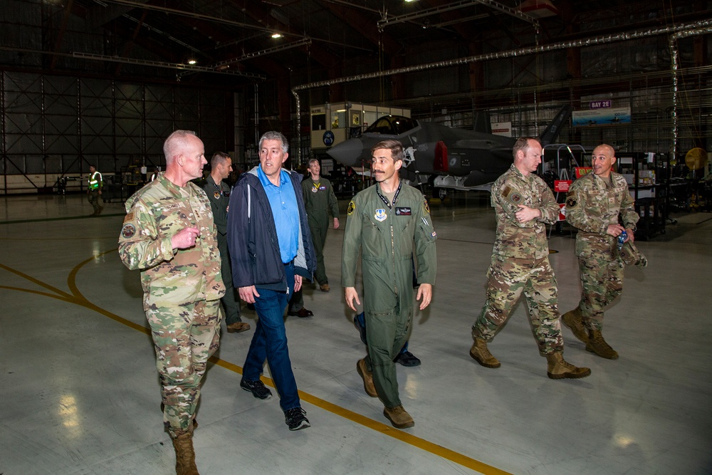 F-35 Lighting II Program Director visits Edwards Air Force Base