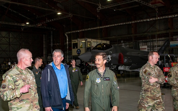 F-35 Lighting II Program Director visits Edwards Air Force Base