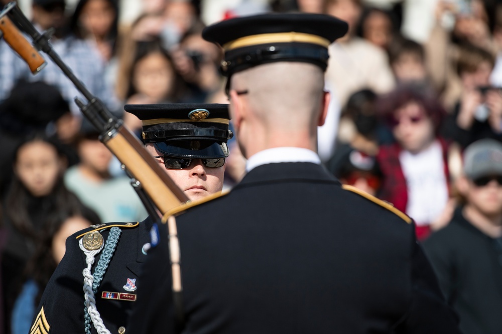 A Public Wreath-Laying is Conducted at the Tomb of the Unknown Soldier to commemorate the 100th Anniversary of the Foundation of the Italian Air Force