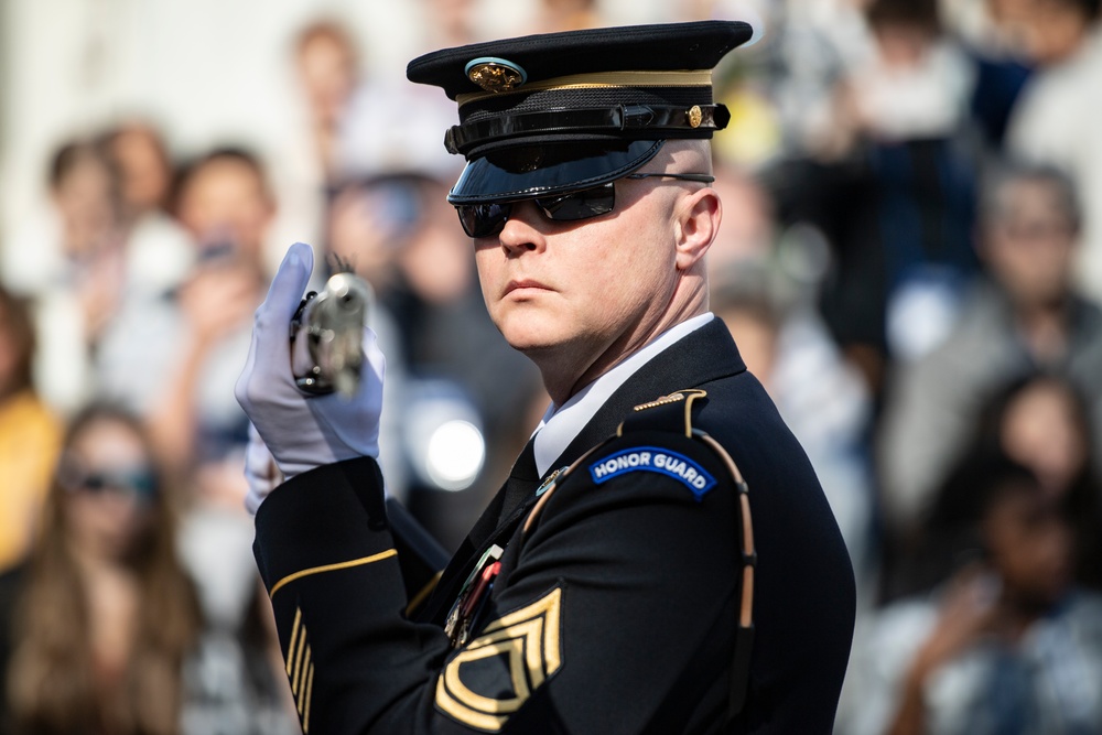 A Public Wreath-Laying is Conducted at the Tomb of the Unknown Soldier to commemorate the 100th Anniversary of the Foundation of the Italian Air Force