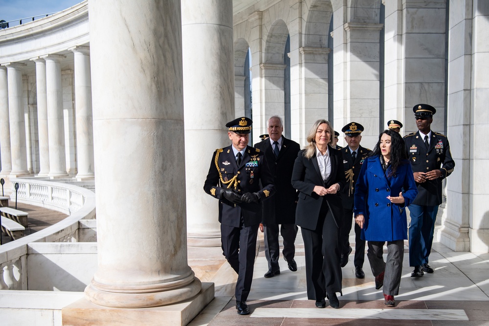 A Public Wreath-Laying is Conducted at the Tomb of the Unknown Soldier to commemorate the 100th Anniversary of the Foundation of the Italian Air Force