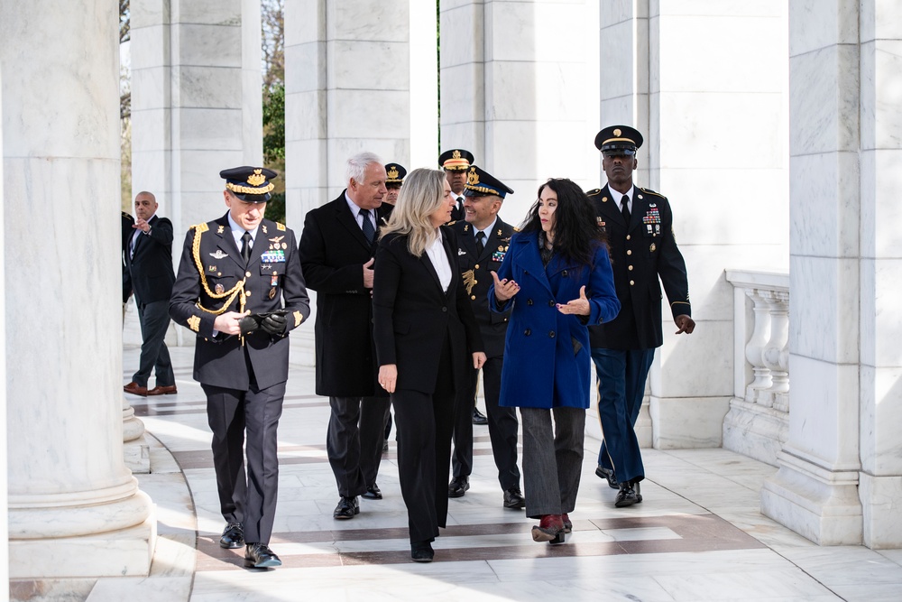 A Public Wreath-Laying is Conducted at the Tomb of the Unknown Soldier to commemorate the 100th Anniversary of the Foundation of the Italian Air Force